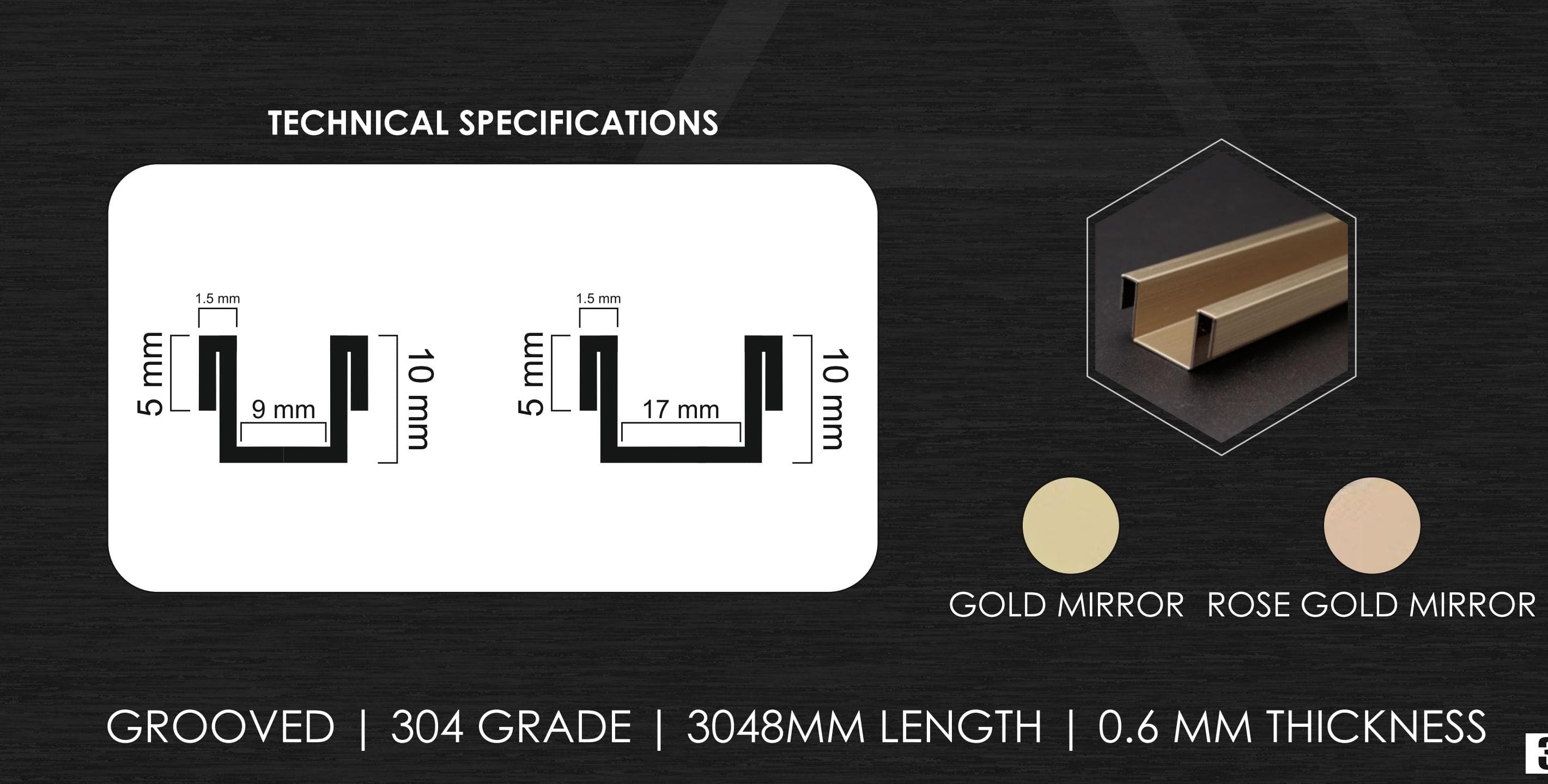 Inverted U Profile